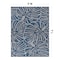 World Rug Gallery Contemporary Tropical Leaves Weather Resistant Indoor/Outdoor Area Rug 5' x 7' Blue 4031BLUE5X7 - alternate 3